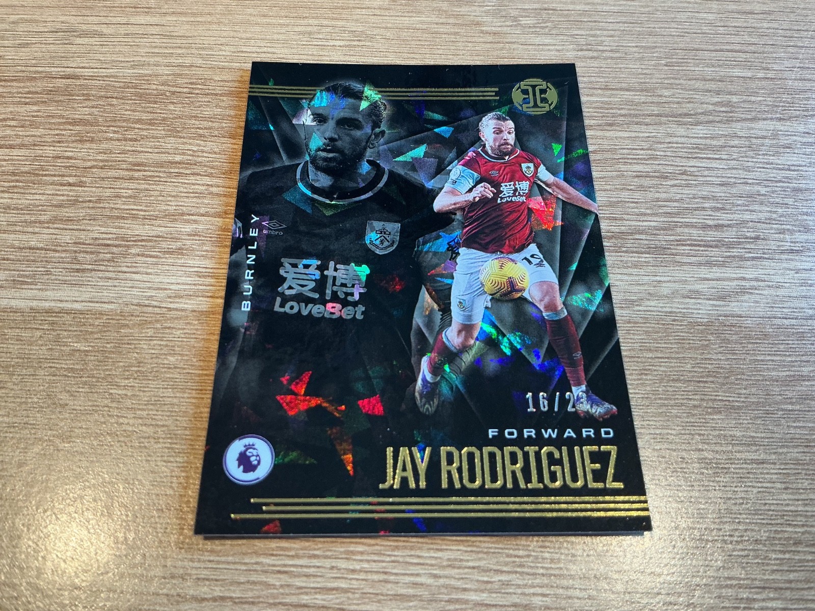 BURNLEY 2020-21 JAY RODRIGUEZ CARD 16/23 for sale on Ebay