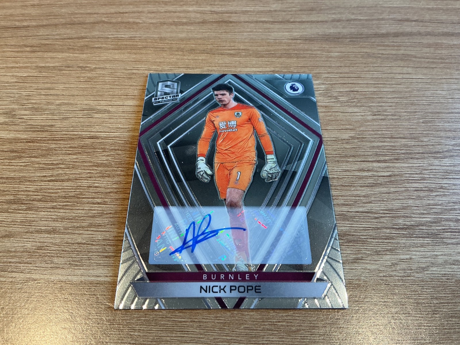 BURNLEY 2020-21 NICK POPE SIGNED SPECTAR CARD 24/25 for sale on Ebay