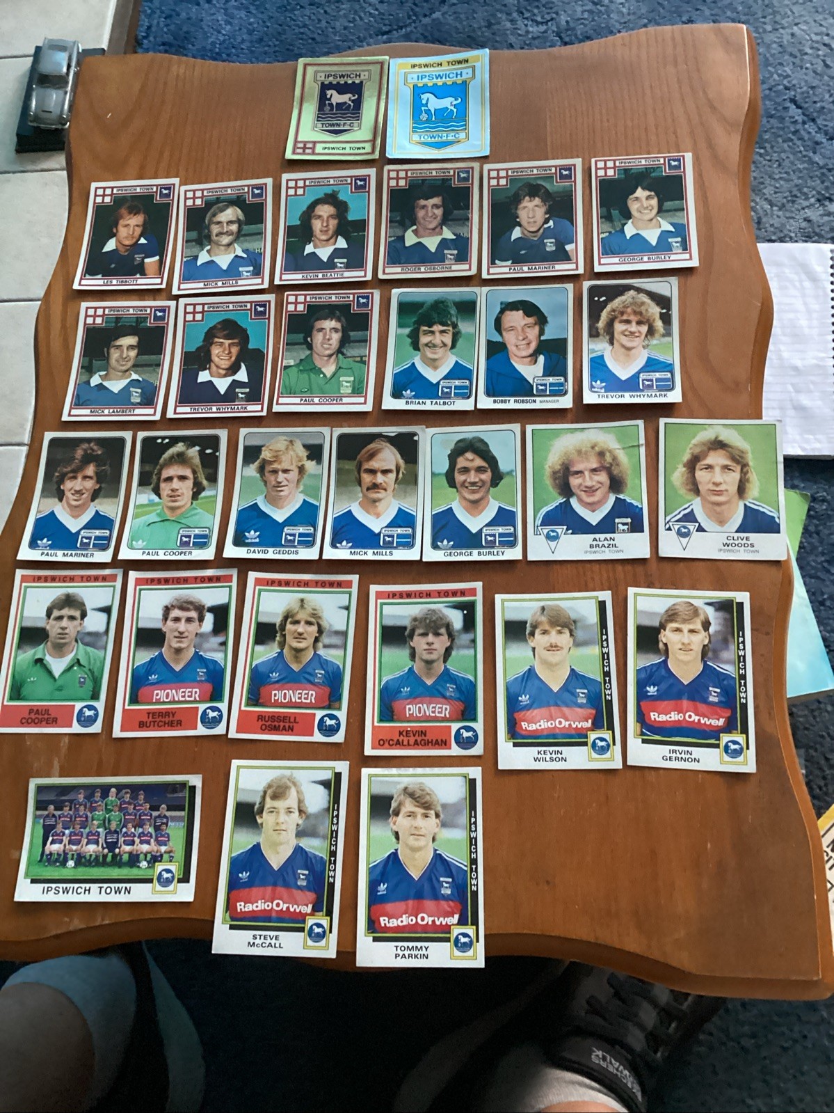 Ipswich Town - x 30 Panini Stickers 1978 - 1986 for sale on Ebay