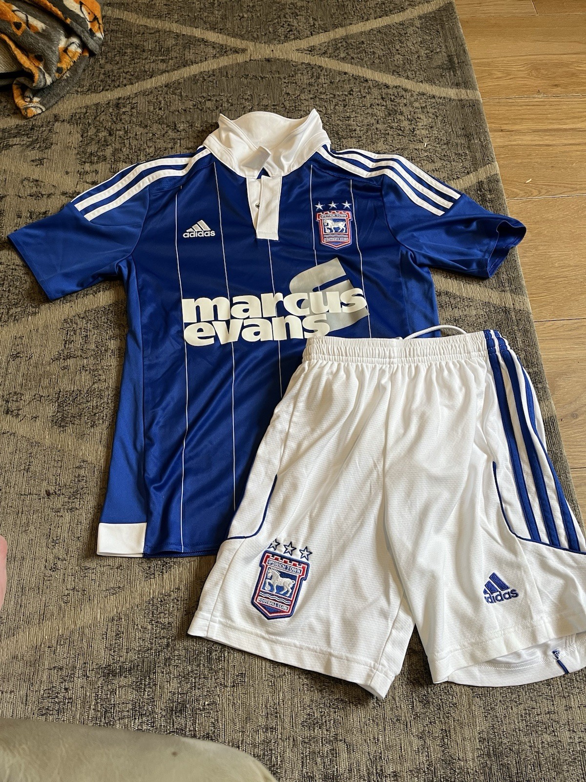Ipswich Home Shirt And Shorts For The Ages Of 10 To 12 Years Old for sale on Ebay