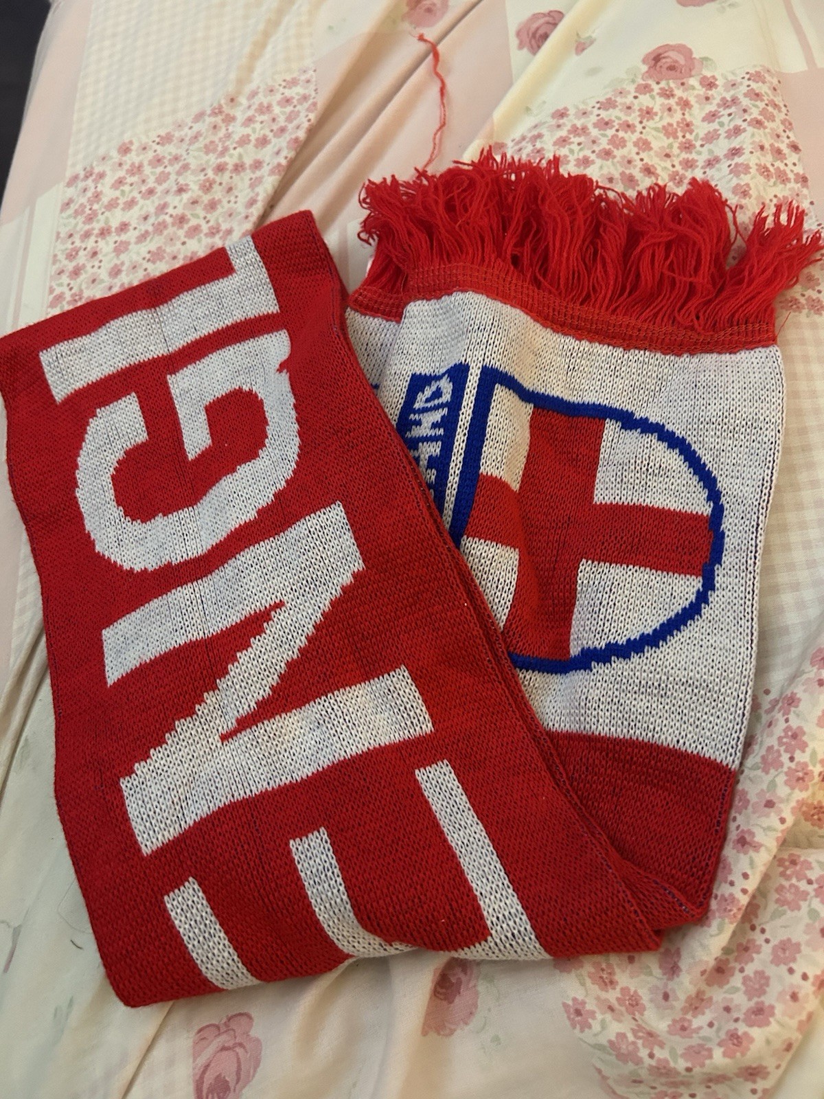 England Scarf for sale on Ebay