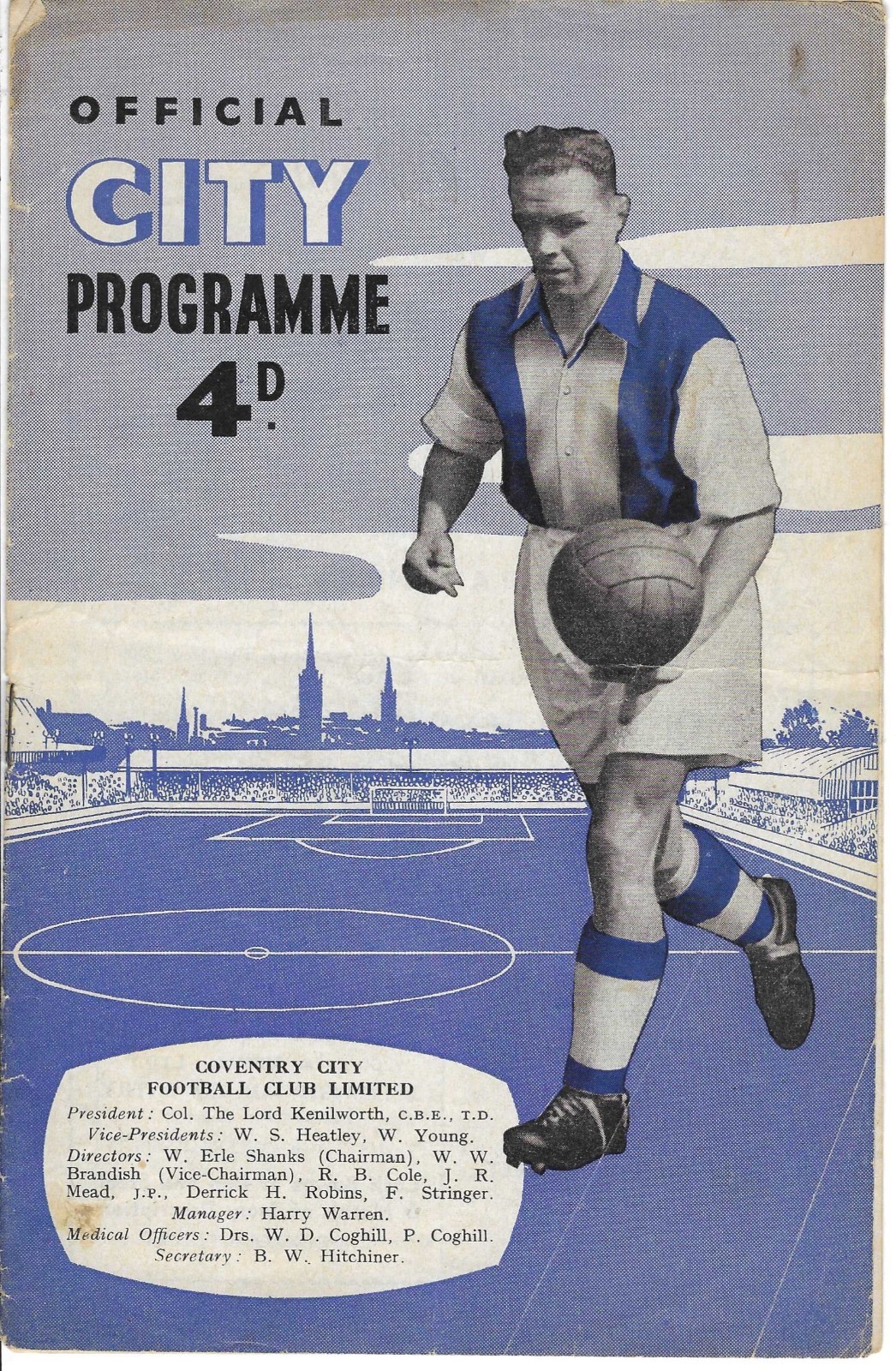 Coventry City v Ipswich Town - League Division 3 South, 1956/57 - low price for sale on Ebay