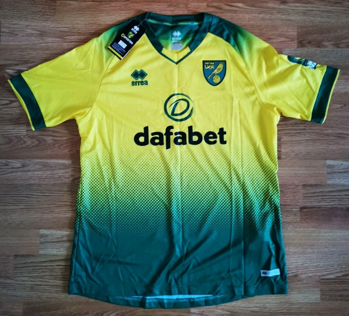Norwich City 2019/20 Home Shirt Size XXL for sale on Ebay