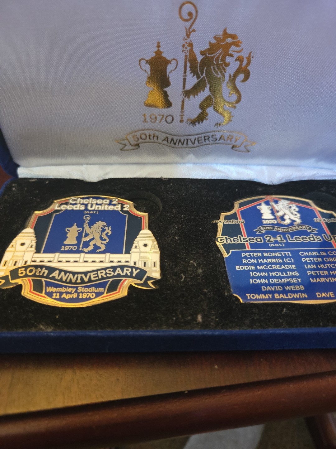 Chelsea Vs Leeds United 50th Anniversary for sale on Ebay