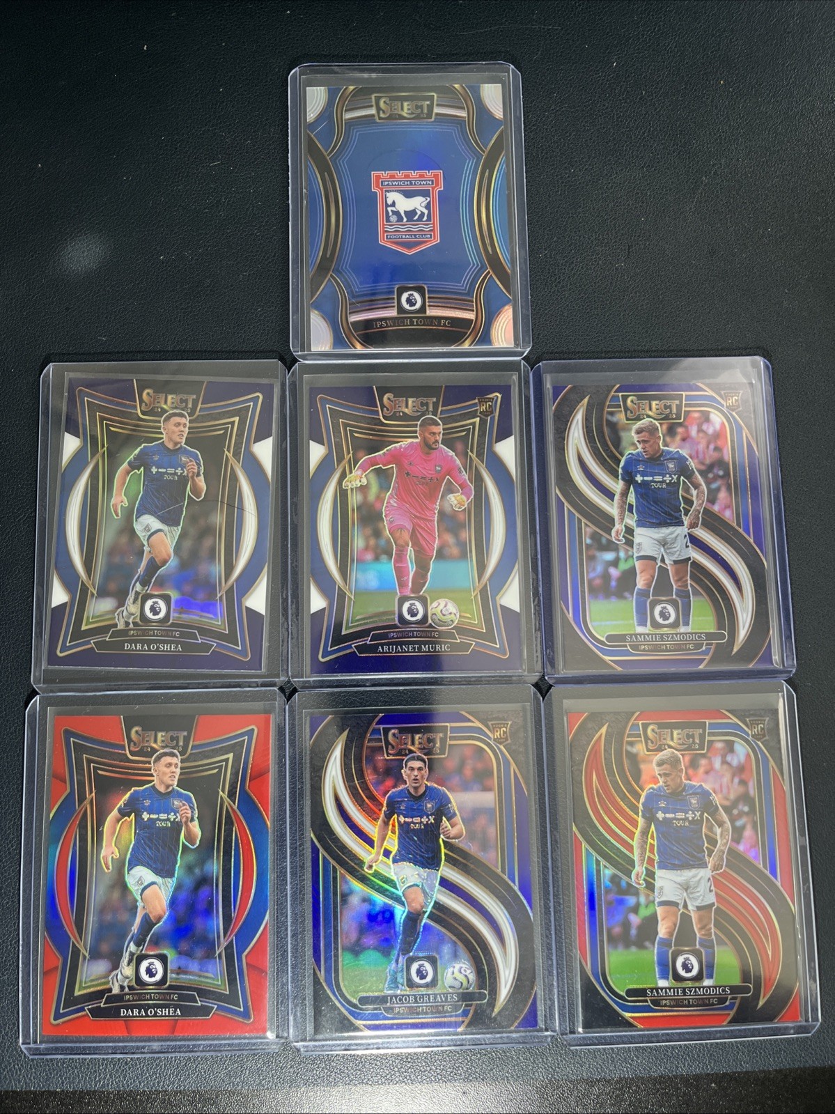 Ipswich Town Panini EPL Select Bundle Including Badge Case Hit & SP Players for sale on Ebay