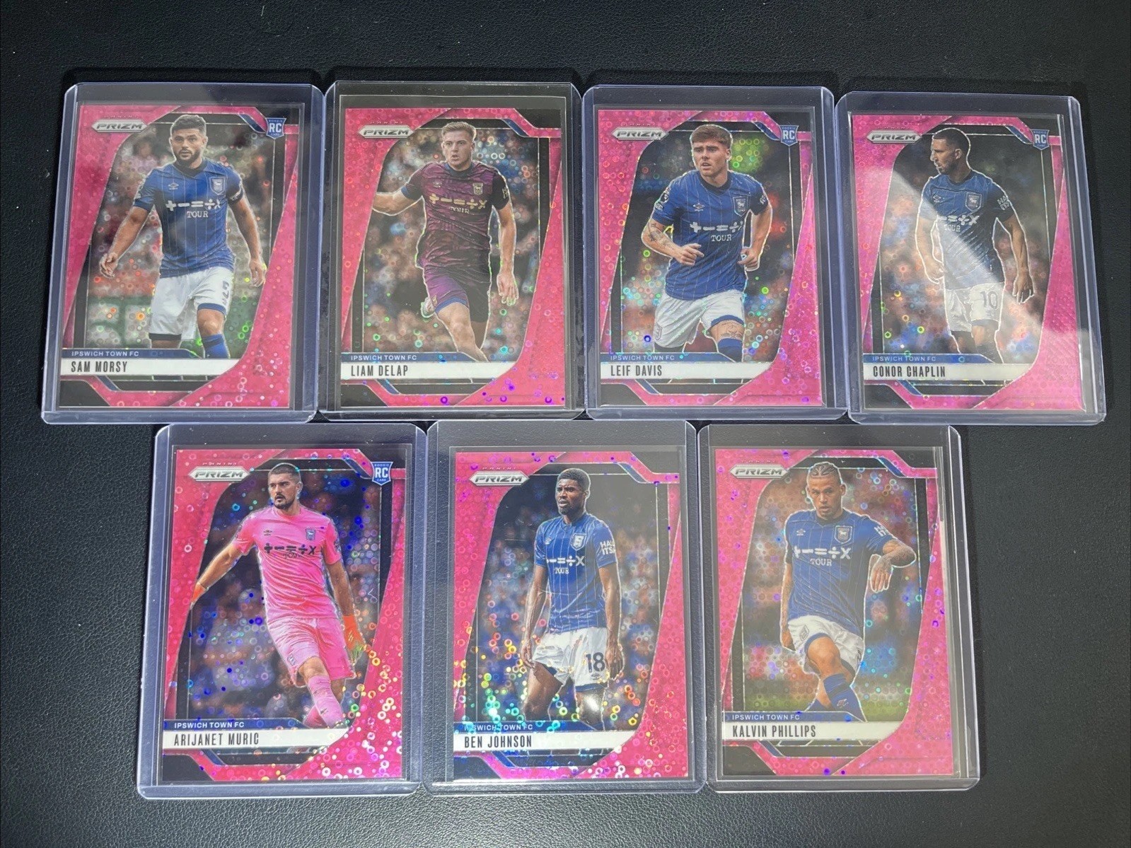 Ipswich Town Panini Prizm Breakaway Pink Numbered /149 Bundle Incl. Delap, Morsy for sale on Ebay