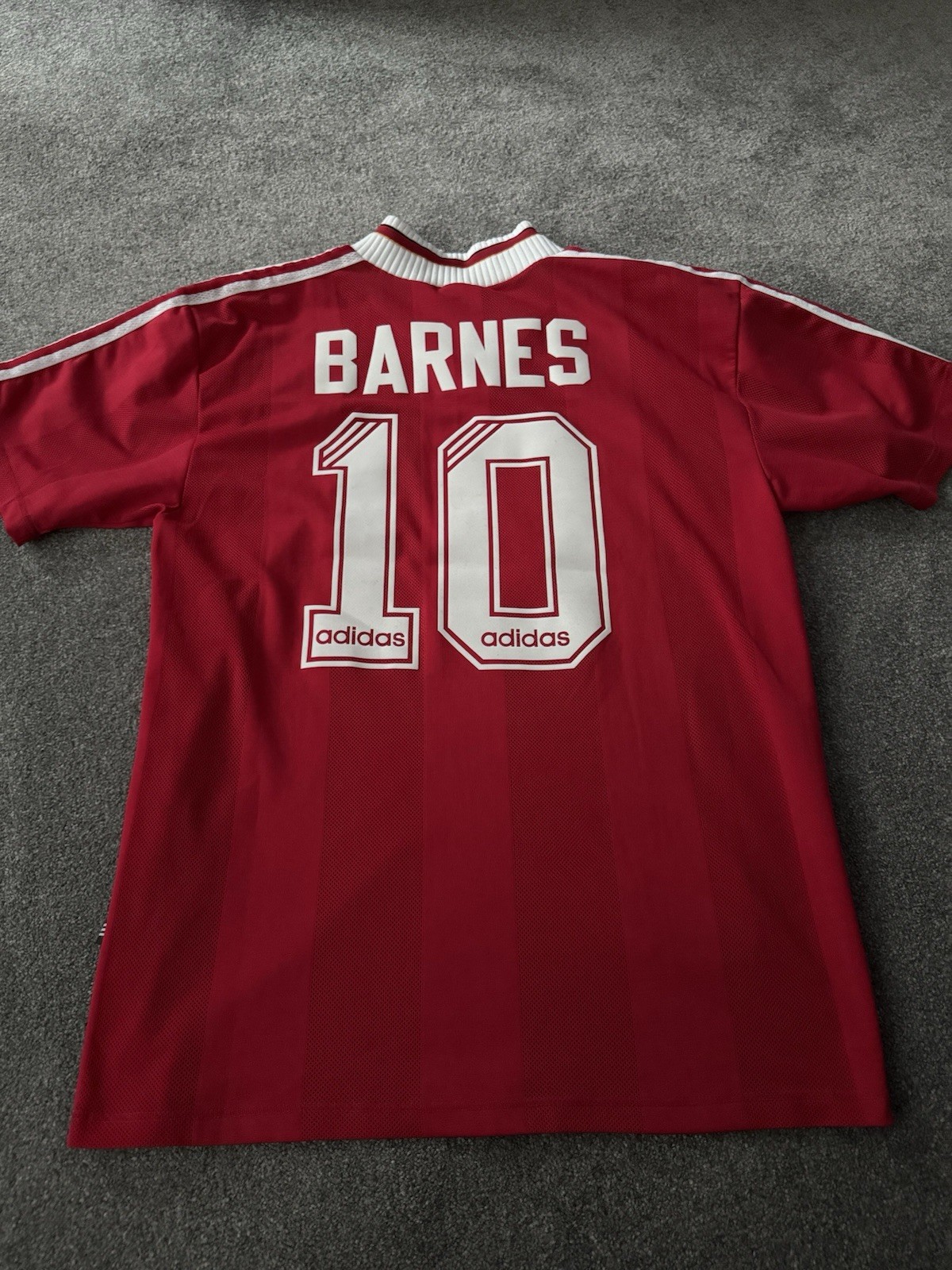 Liverpool 1995 1996 Adidas John Barnes Home Shirt - Size Large - EXCELLENT for sale on Ebay