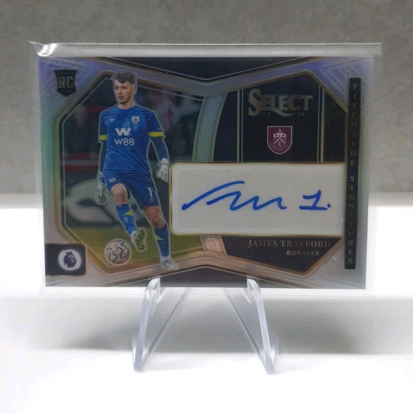 23-24 Panini Select PL – James Trafford (Burnley) Pitchside Signatures  for sale on Ebay