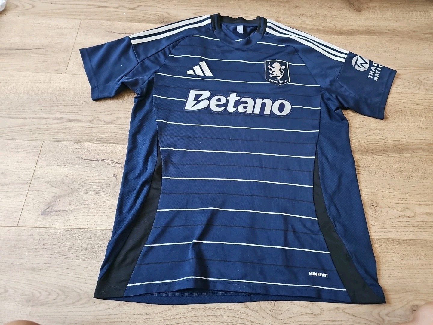 aston villa shirt Size L for sale on Ebay