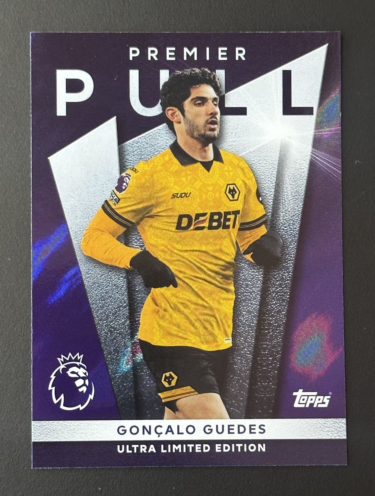 Topps Premier League 2026 Goncalo Guedes Premier Pull Limited Edition Wolves for sale on Ebay