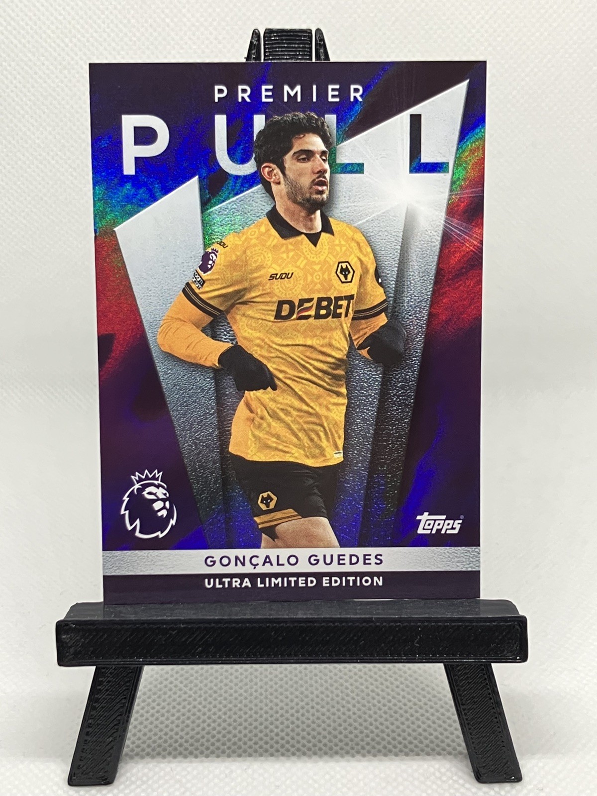 Goncalo Guedes Wolves Premier Pull SP Insert 1:100 2025/26 Topps Premier League for sale on Ebay