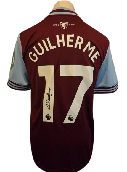 Authentic Luis Guilherme Signed West Ham 24/25 Home Shirt with COA for sale on Ebay