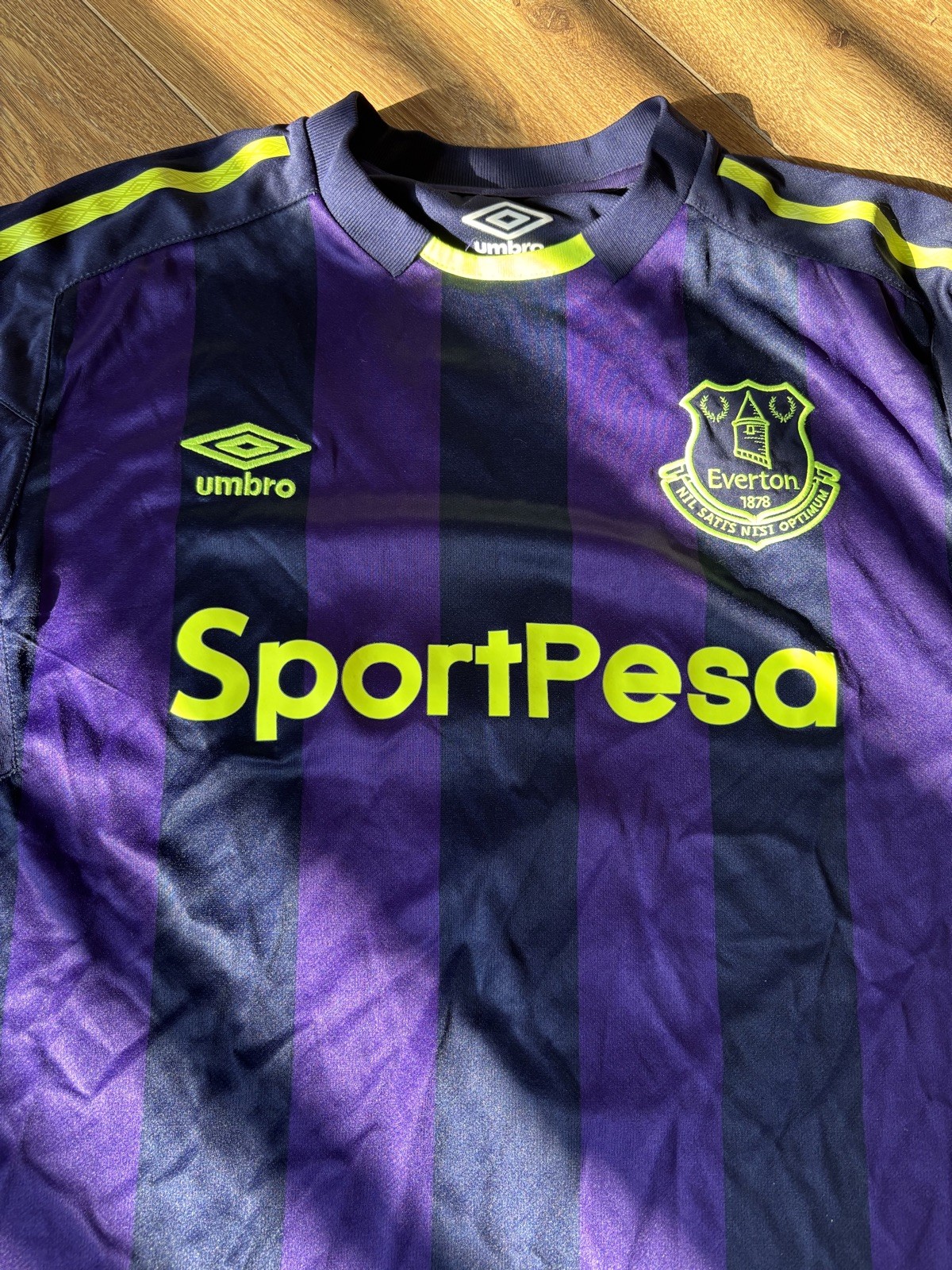 Everton Long Sleeve Bolasie Third Away Shirt 2017/18 Season  for sale on Ebay