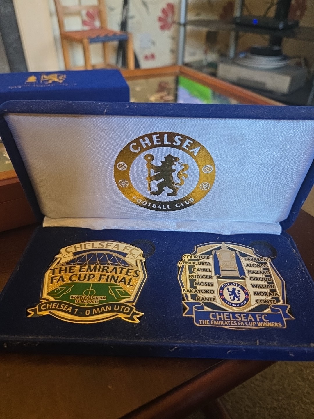 2018 Cup Final  Chelsea Vs Manchester United for sale on Ebay