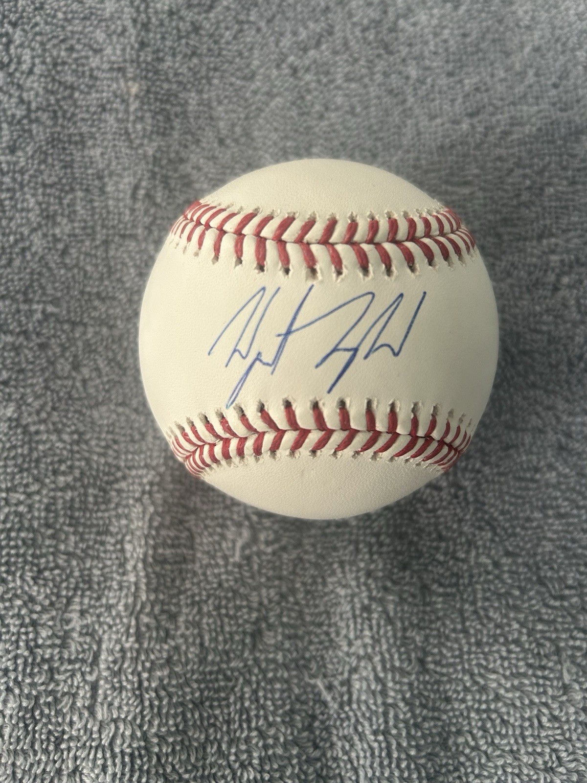 WYATT LANGFORD SIGNED AUTOGRAPHED OML BASEBALL BECKETT RANGERS 2023 1ST RD PICK for sale on Ebay