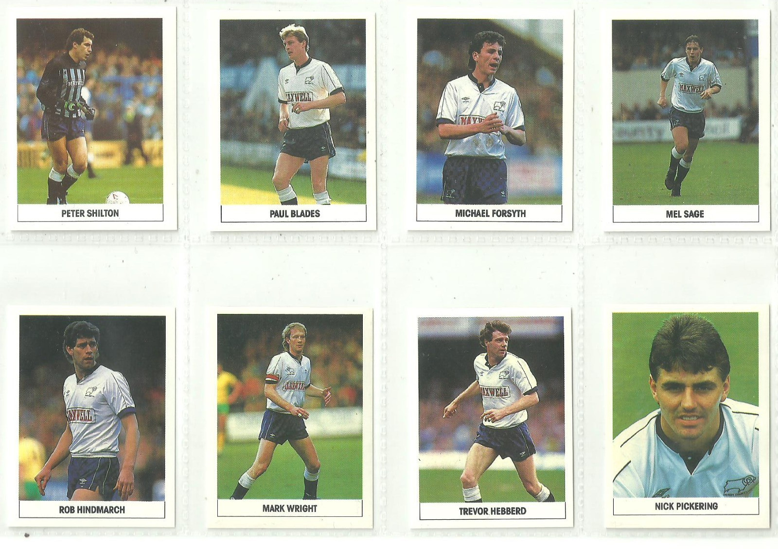 13 x DERBY COUNTY - Sun Soccer Stickers 1989/90 [Unused] for sale on Ebay