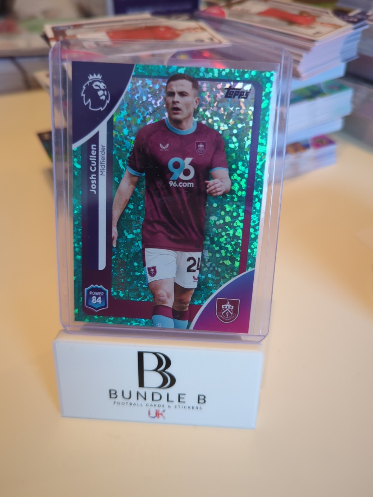 Josh Cullen Burnley Aqua Sparkle #/499 Topps 2026 for sale on Ebay