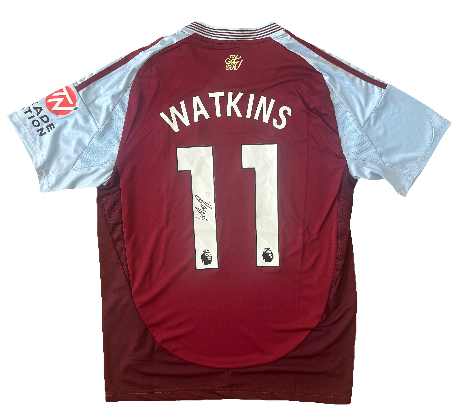 OLLIE WATKINS Signed Aston Villa 24/25 Shirt With COA/Proof Football  for sale on Ebay