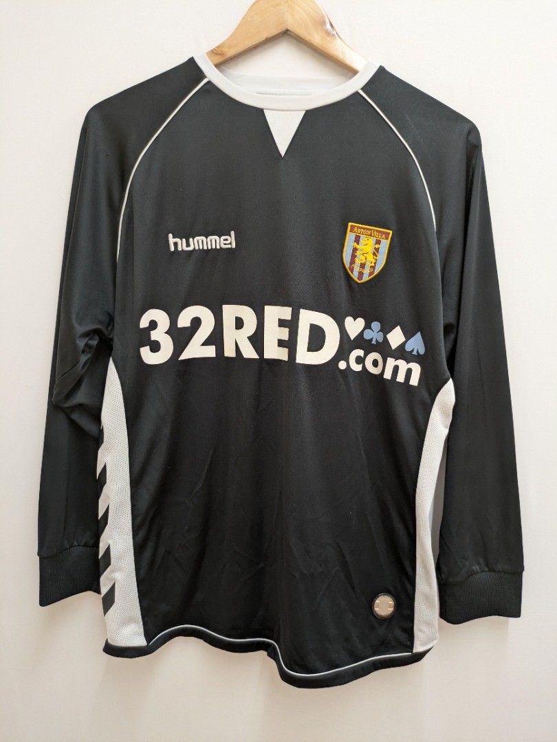 HUMMEL Aston Villa FC 2006/07 Goalkeepers 2nd Kit Football Shirt MEDIUM - CG D17 for sale on Ebay
