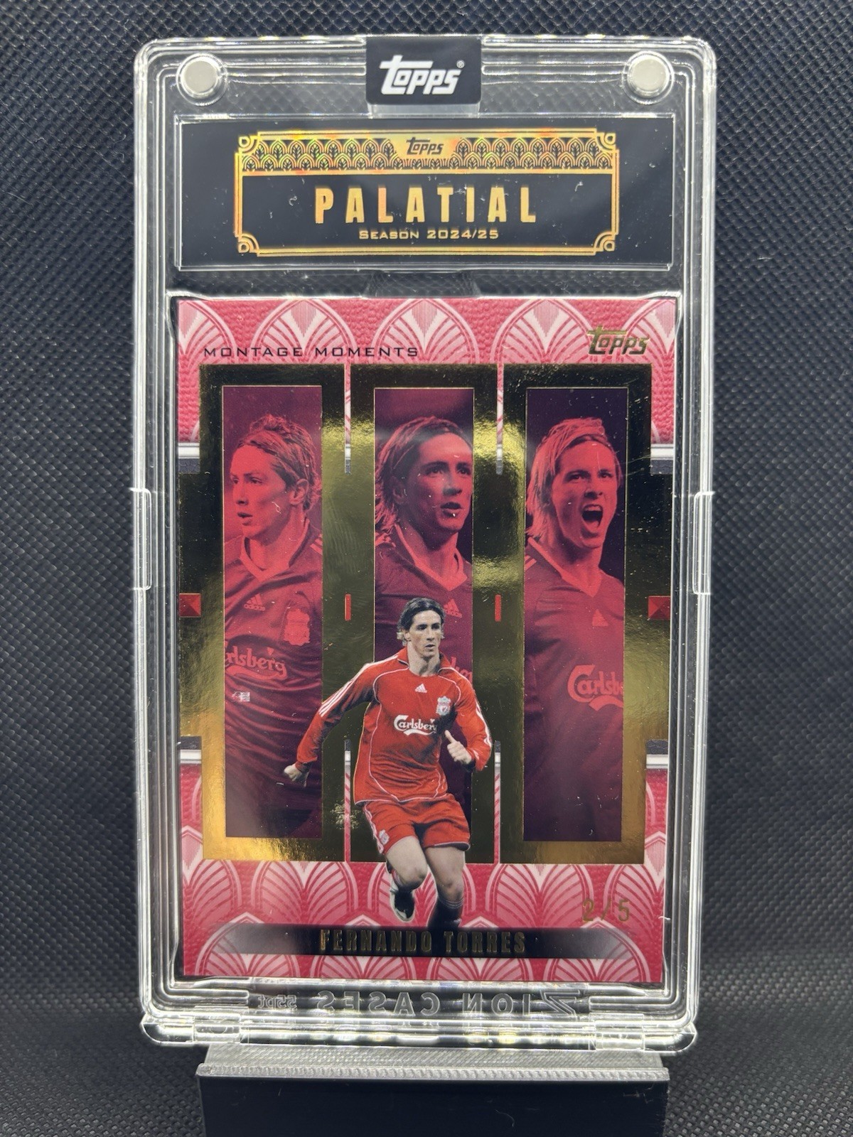 Topps Liverpool Palatial Fernando Torres Montage Moments /5 for sale on Ebay