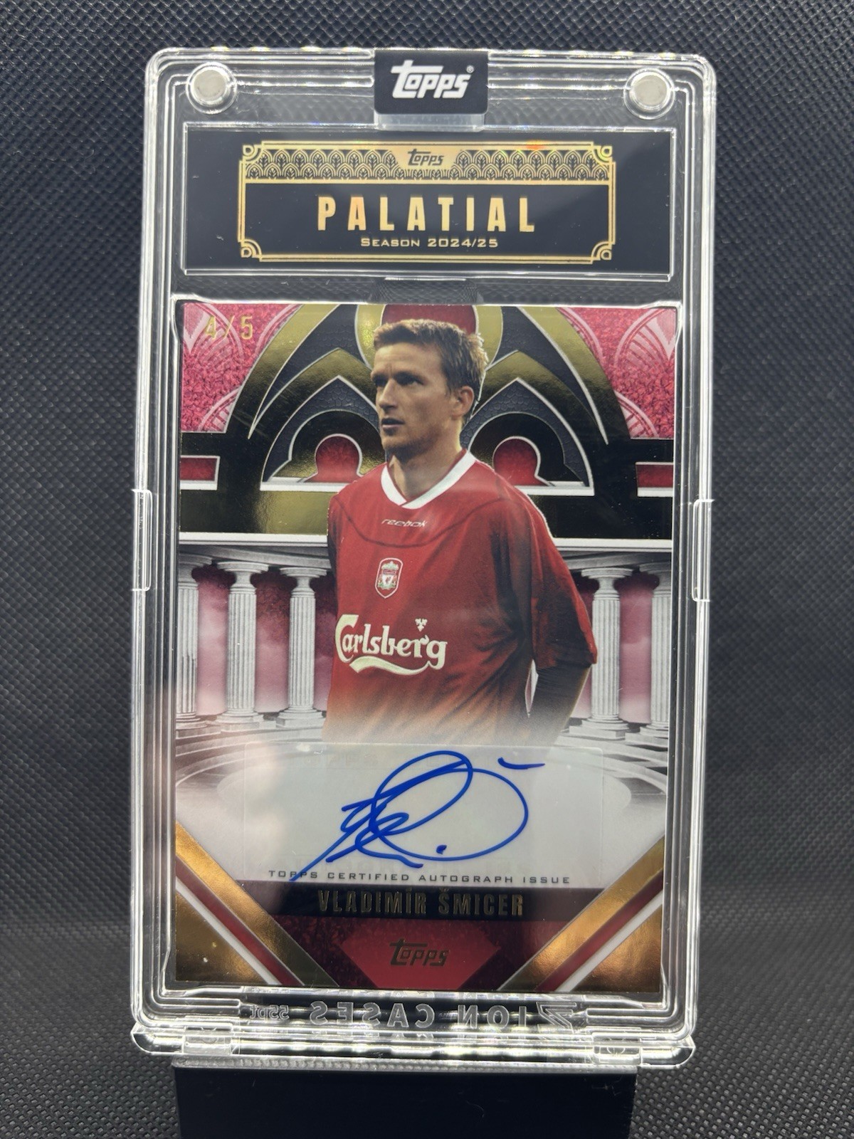 Topps Palatial Vladimir Smicer 2/5 Pose Autograph Topps Liverpool Palatial Auto for sale on Ebay