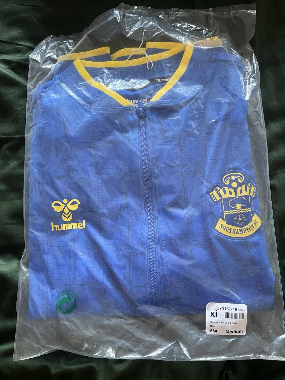 Southampton FC medium Hummel Zipped Jacked BNWT for sale on Ebay