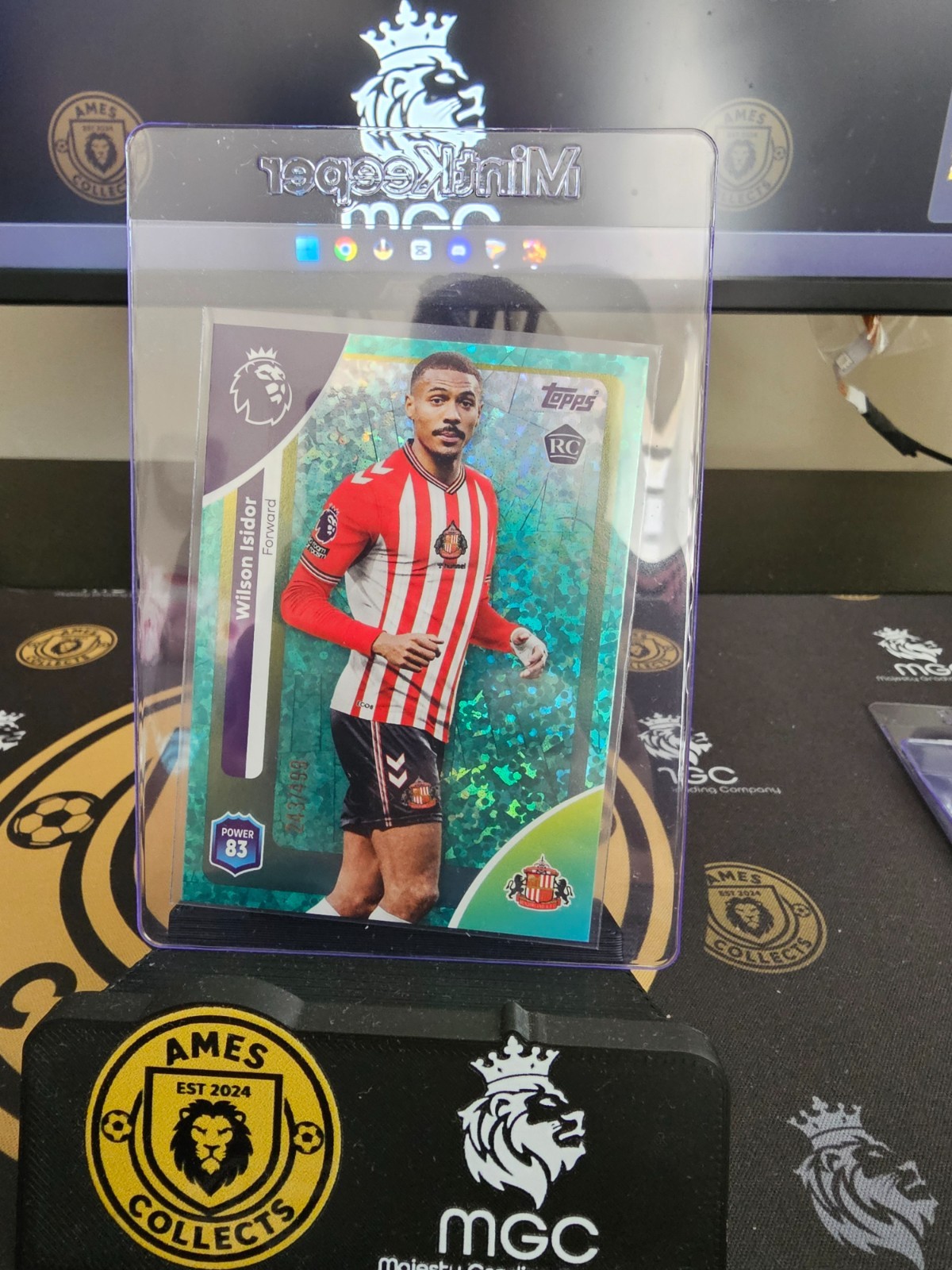 Topps Premier League 2026 Wilson Isidor Sunderland Rookie Card 243/499 for sale on Ebay