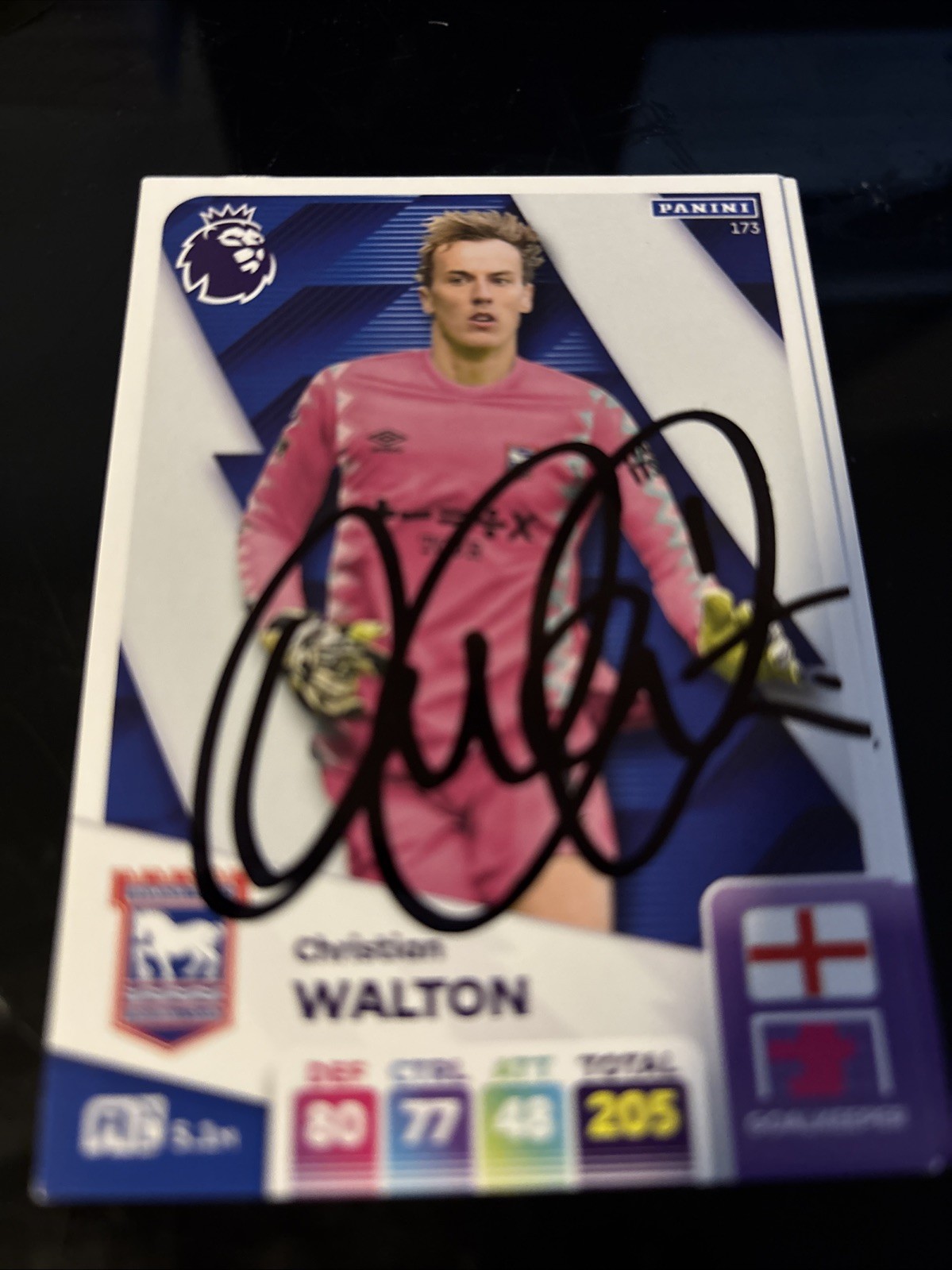 MATCH ATTAX CHRISTIAN WALTON IPSWICH TOWN SIGNED for sale on Ebay