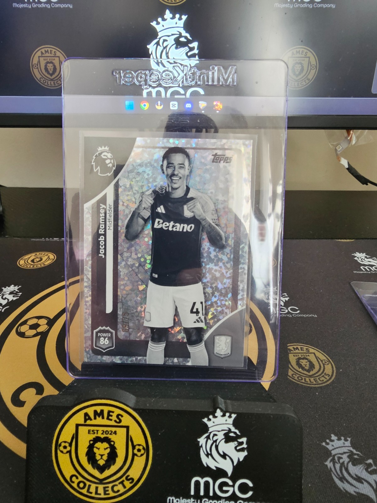 Topps Premier League 2026 Jacob Ramsey Aston Villa 69/75 for sale on Ebay