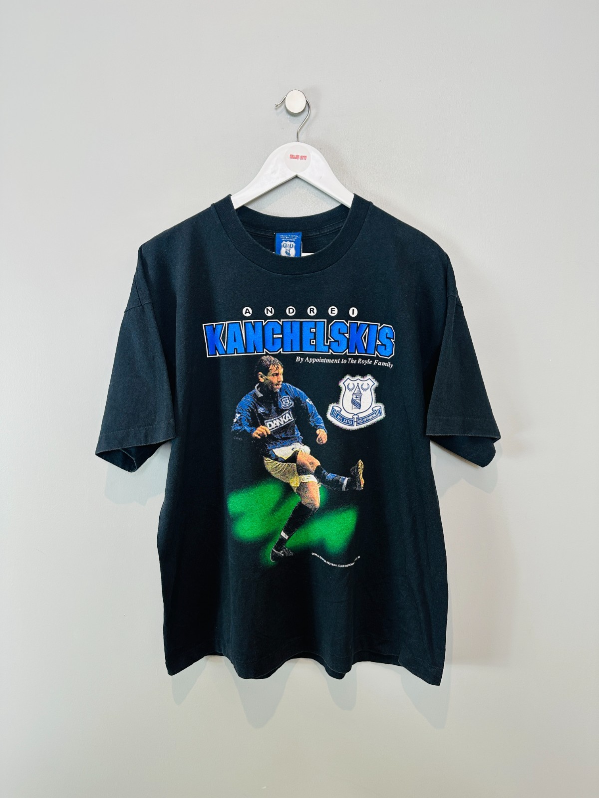 EVERTON 1990's FAN T-SHIRT (size XL)  OFFICIAL ORIGINAL VINTAGE FOOTBALL SHIRT for sale on Ebay