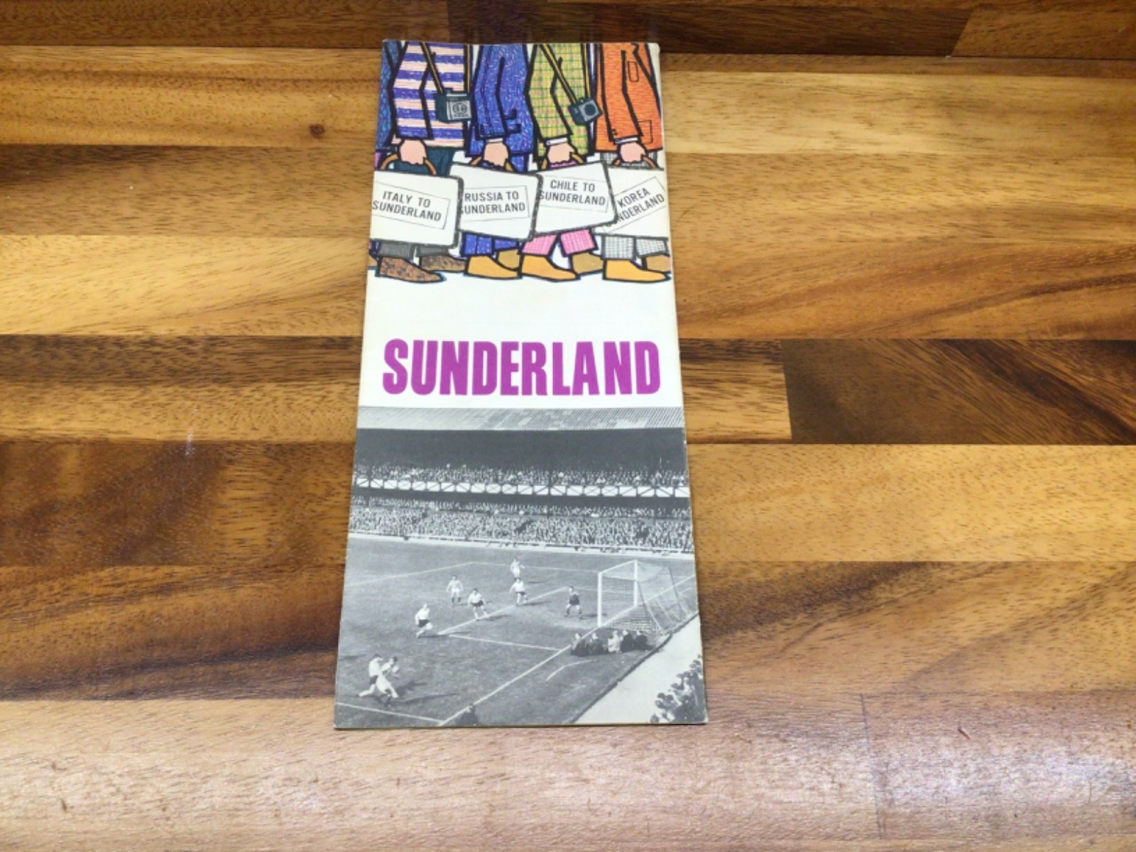 Rare 1966 World Cup tournament Sunderland information brochure and map VGC for sale on Ebay