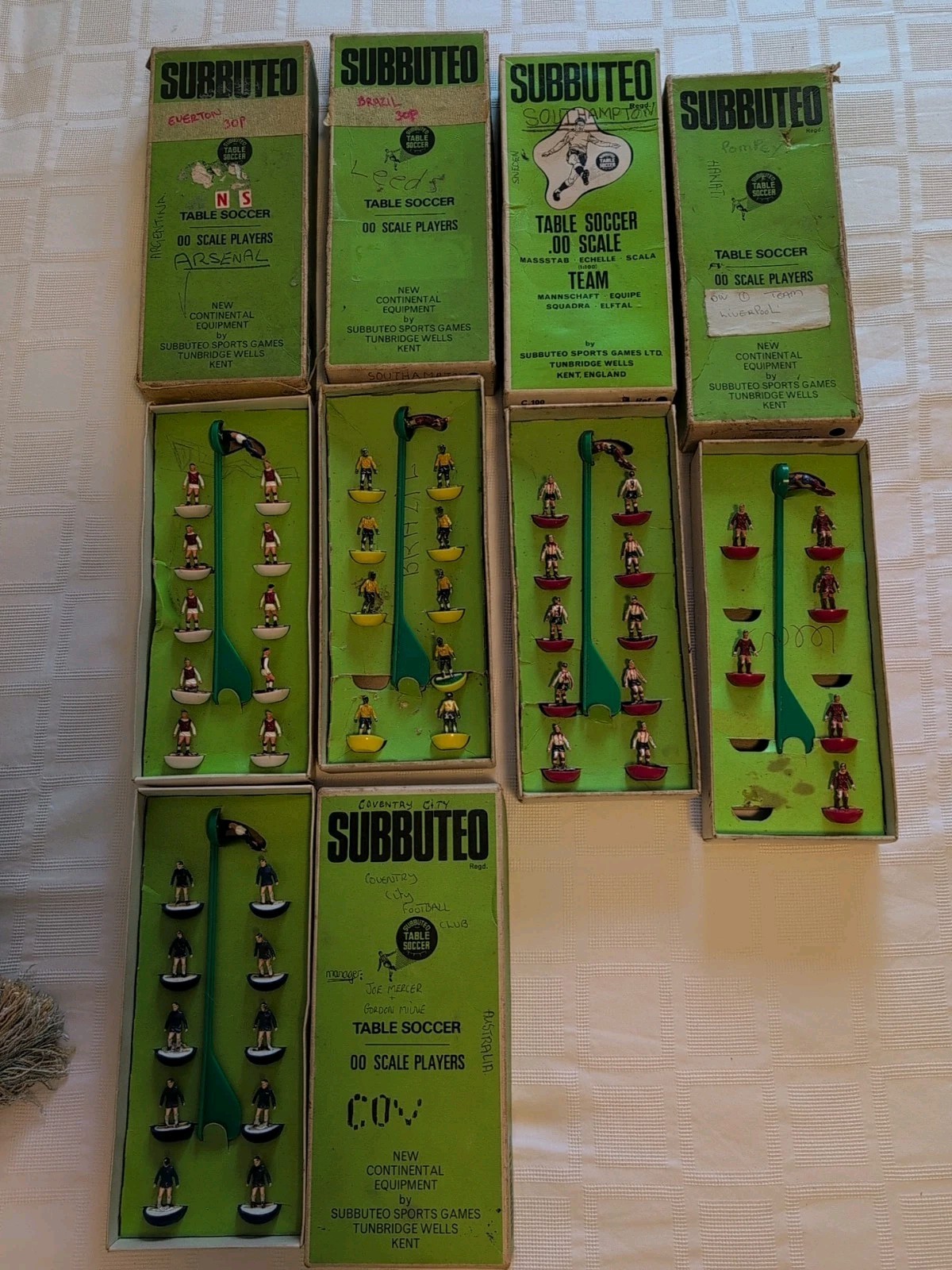 Subbuteo Heavyweight Teams Job Lot for sale on Ebay