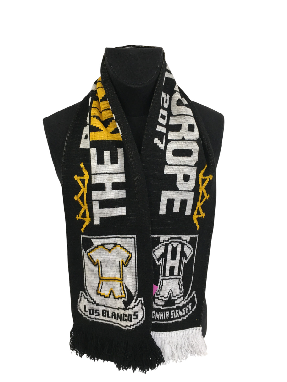 Real Madrid vs Juventus 2017 Final Scarf Kings of Europe Cardiff Football Merch for sale on Ebay