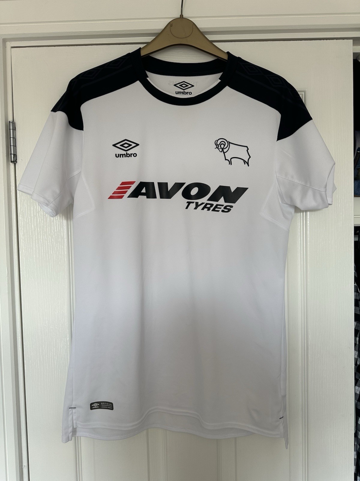 Derby County Home Shirt 17/18 for sale on Ebay