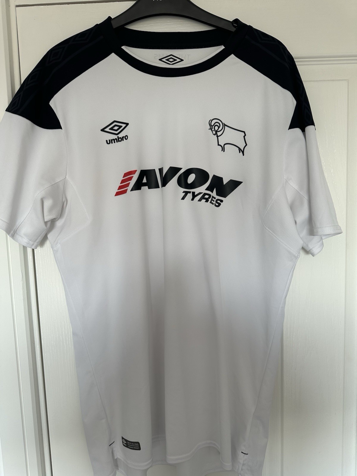 Derby County Home Shirt - large 2017-18 for sale on Ebay