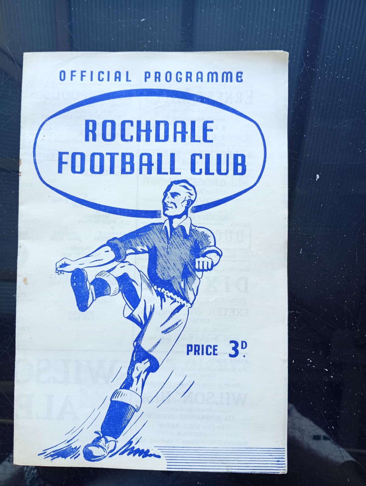 16.2.54 Rochdale v St. Mirren.  First Floodlight  Friendly. 4 pages . Excellent for sale on Ebay