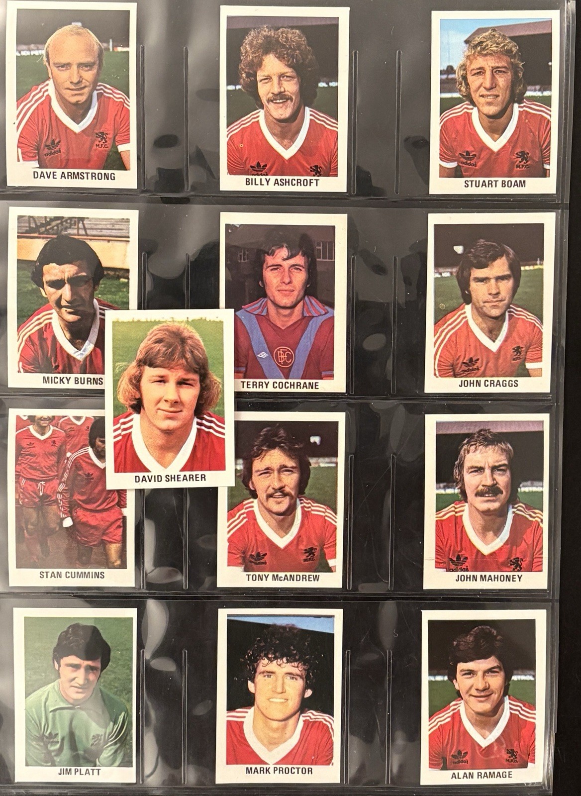 FKS SOCCER STARS 80 - COMPLETE TEAM SET MIDDLESBROUGH 13/13 for sale on Ebay