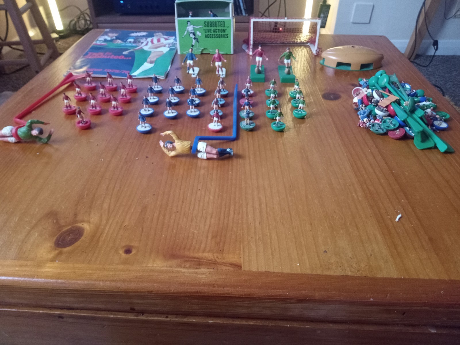 Subbuteo Various 1970s Intact and Broken Pieces Some Collectable Job Lot for sale on Ebay