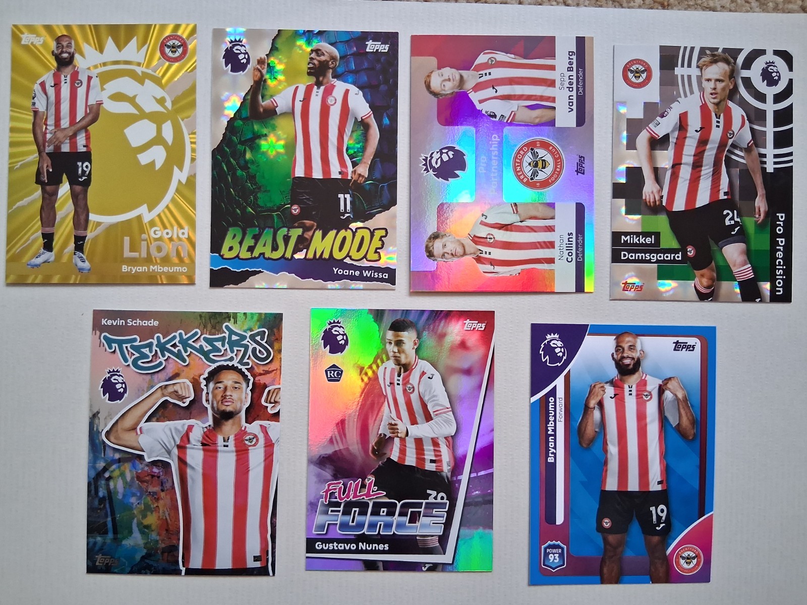 Topps Premier League 2026 - Brentford - Insert and Parallel Bundle for sale on Ebay