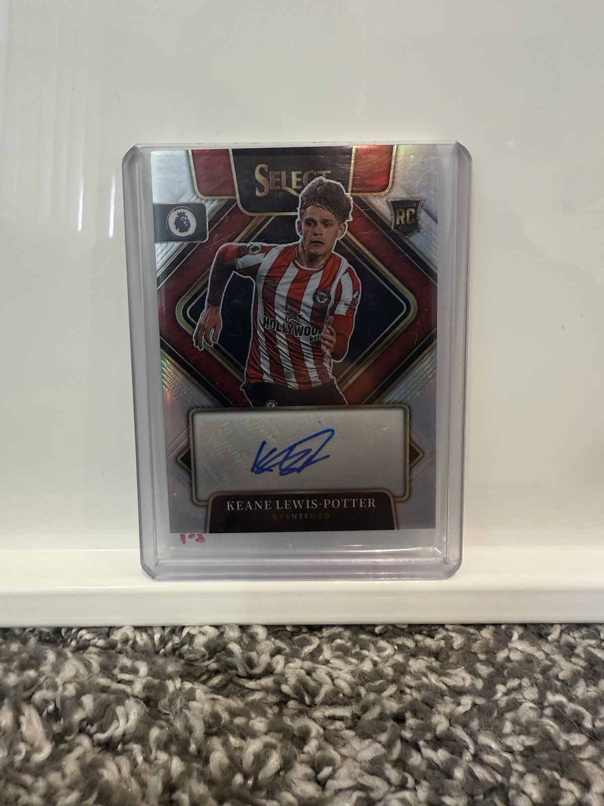 Keane Lewis-Potter RC Auto 2022-23 Panini Select Premier League Brentford for sale on Ebay