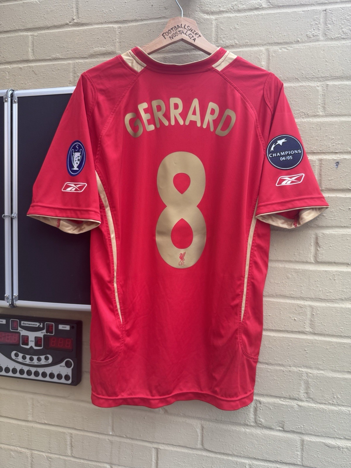 Liverpool 2005-06 Home Champions League Football Shirt Men’s Medium #8 GERRARD for sale on Ebay