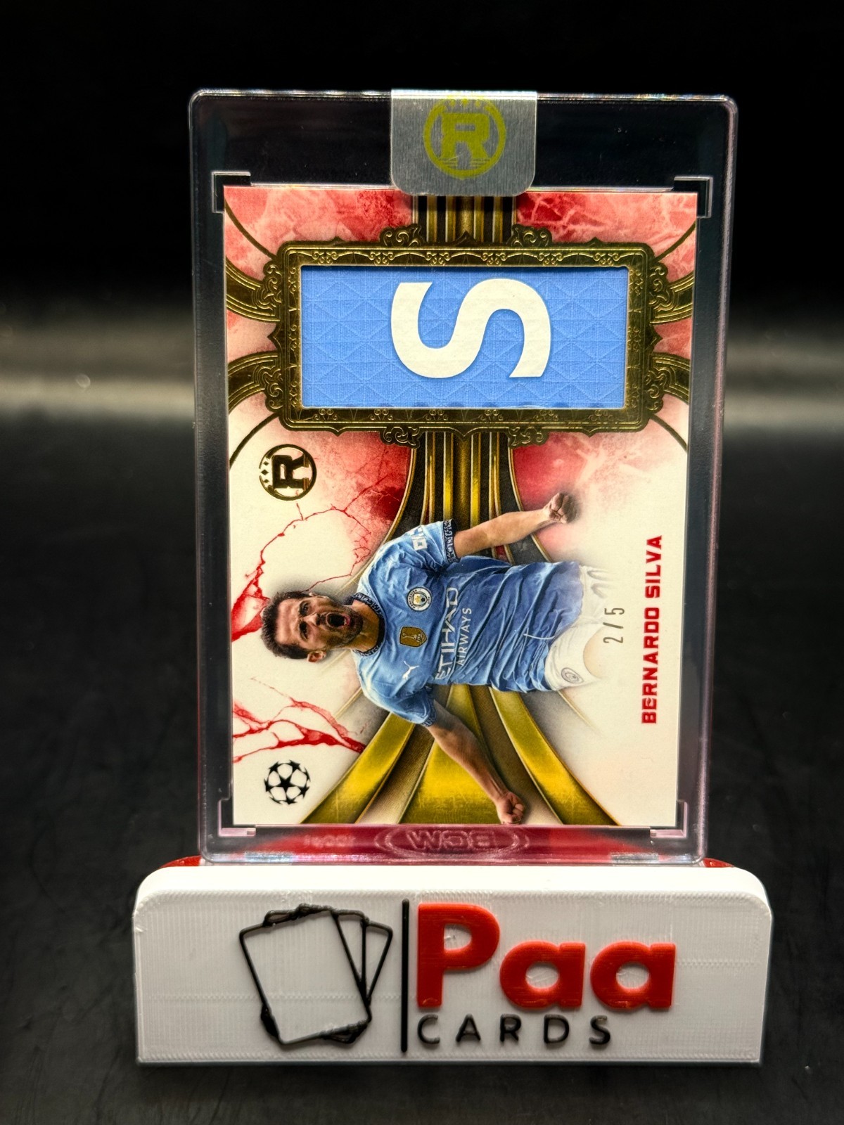 Topps - Reverence - Patch - Manchester City - Bernardo Silva /5 - Red for sale on Ebay