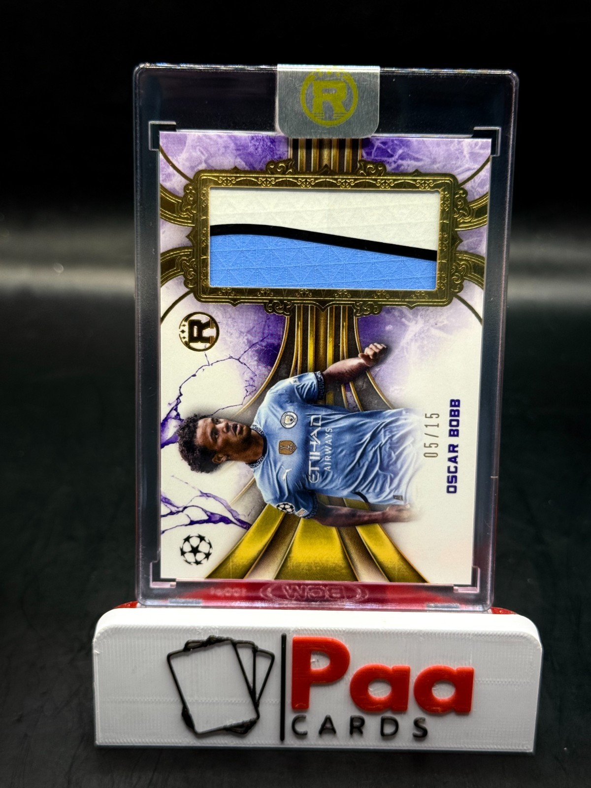 Topps - Reverence - Patch - Manchester City - Oscar Bobb /15 for sale on Ebay