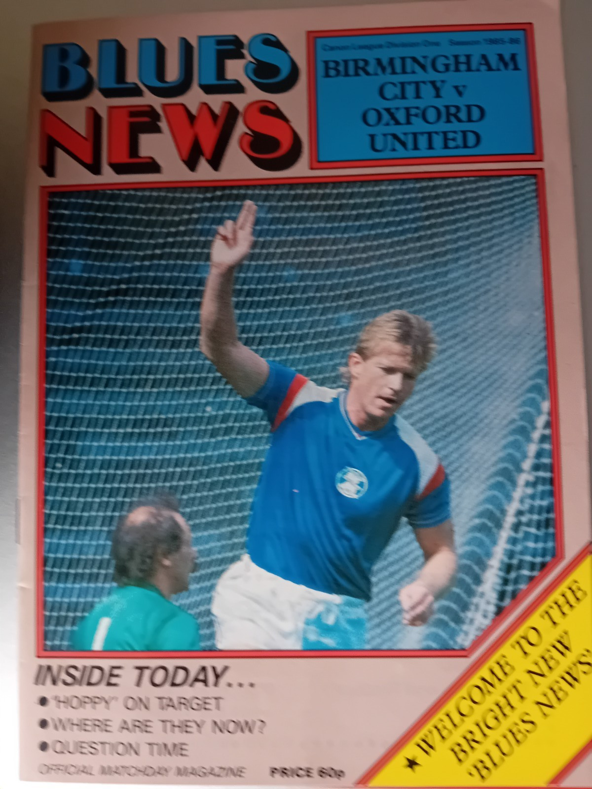 Birmingham City v Oxford United 26th August 1985 for sale on Ebay