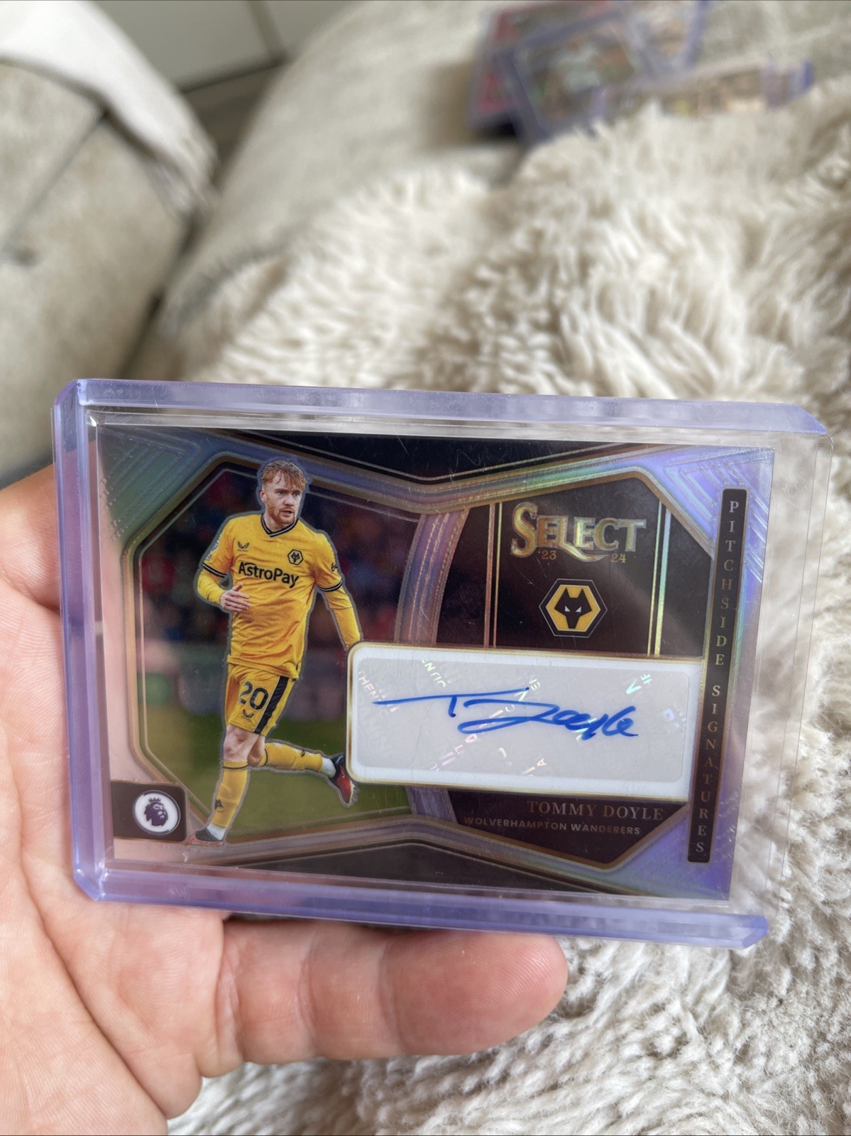 2023/24 Panini EPL Select Tommy Doyle Pitchside Signatures Wolves for sale on Ebay