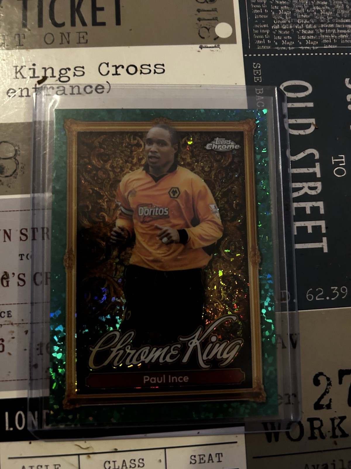Emerald Chrome Kings Paul Ince - Wolves Football Card - Topps for sale on Ebay