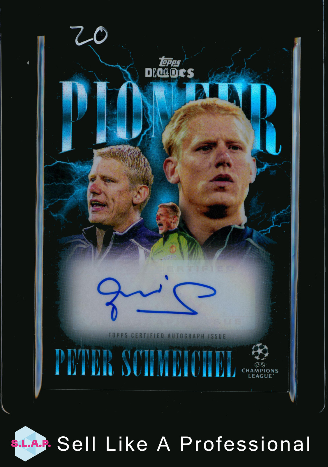 PETER FLMEICHEL TOPPS 22/49 2024 DECADES PIONEER UCL MANCHESTER UNITED ENG AUTO for sale on Ebay