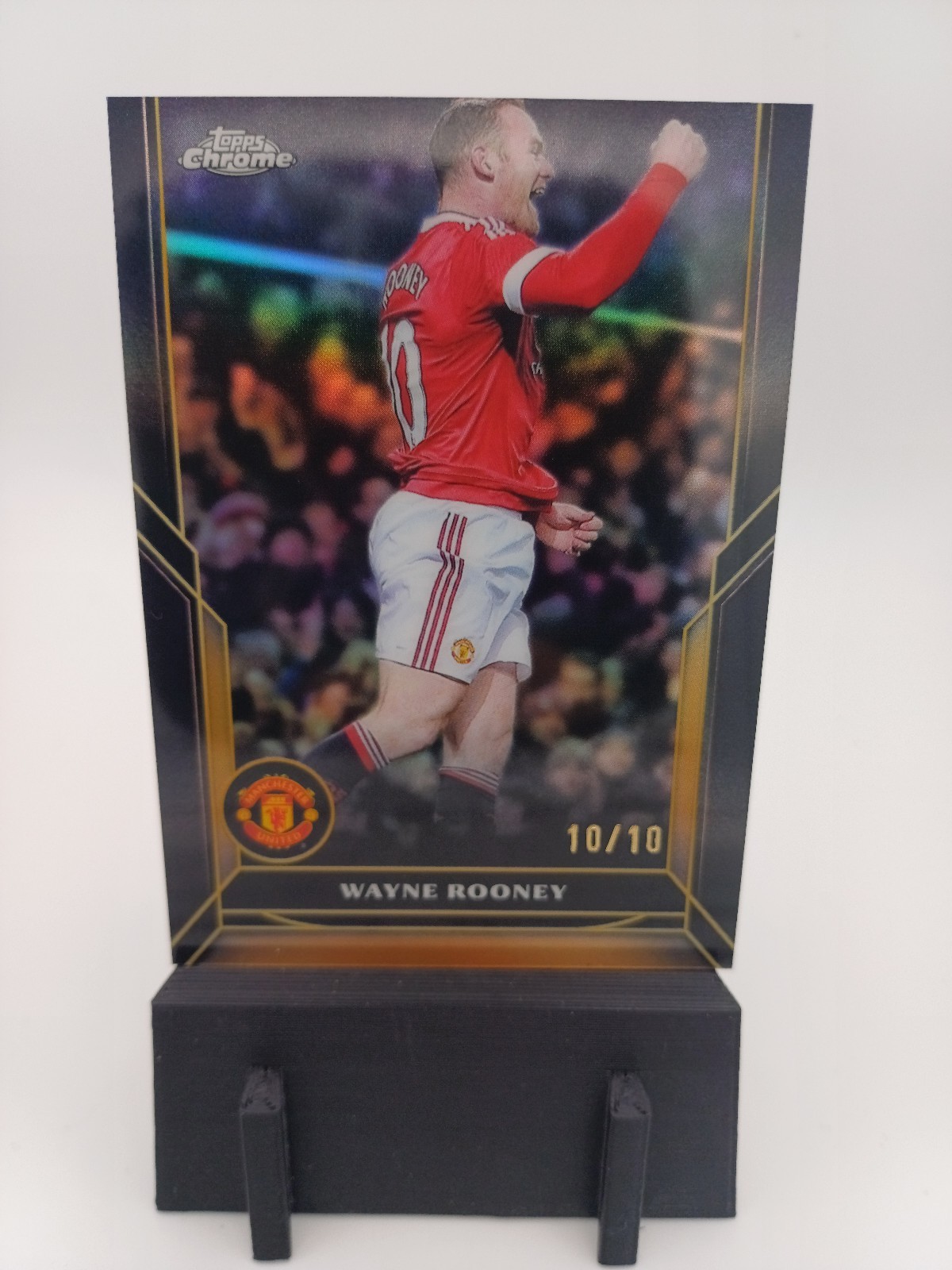 Topps Chrome Deluxe Edition Manchester United Wayne Rooney 10/10 OT-18 Black for sale on Ebay