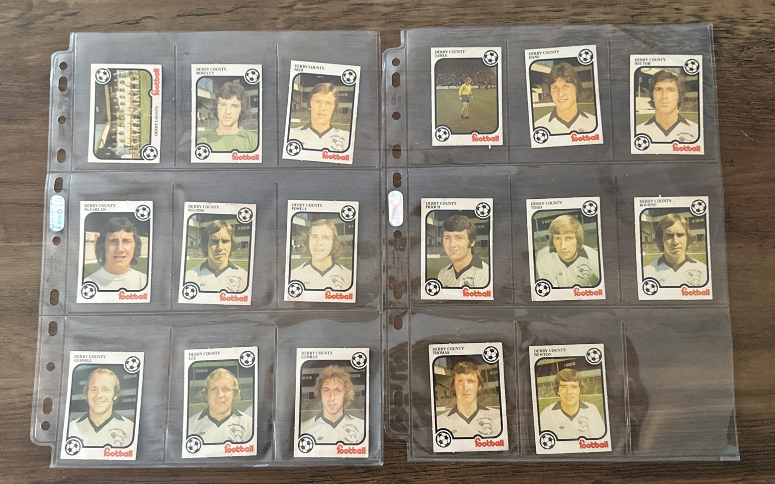 MONTY GUM FOOTBALL CARDS DERBY COUNTY (17 different)  for sale on Ebay