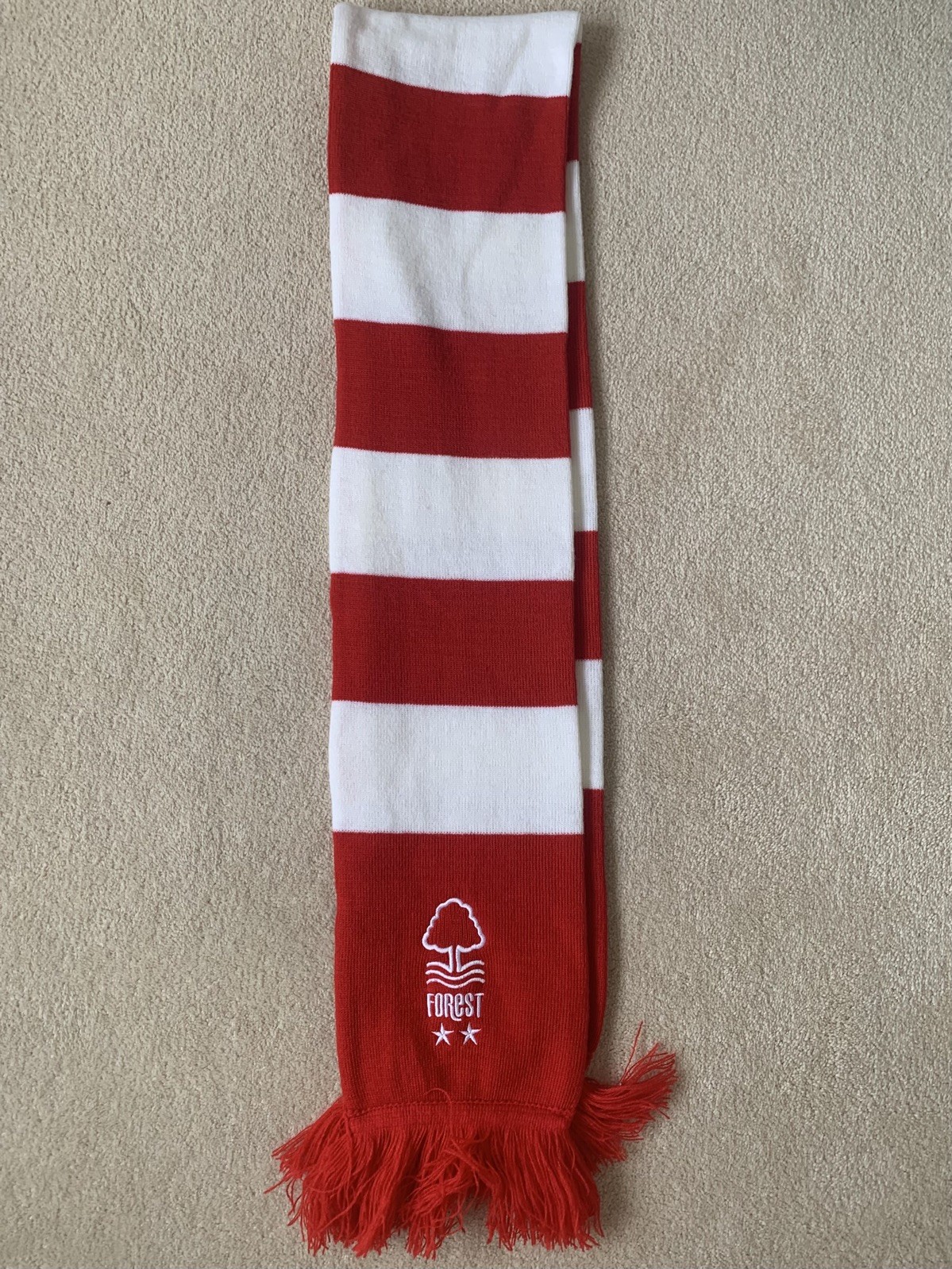 NOTTINGHAM FOREST FOOTBALL SCARF for sale on Ebay